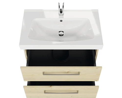 Skrinka pod umývadlo s dvomi zásuvkami a umývadlom