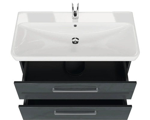 Umývadlo so skrinkou a dvoma zásuvkami