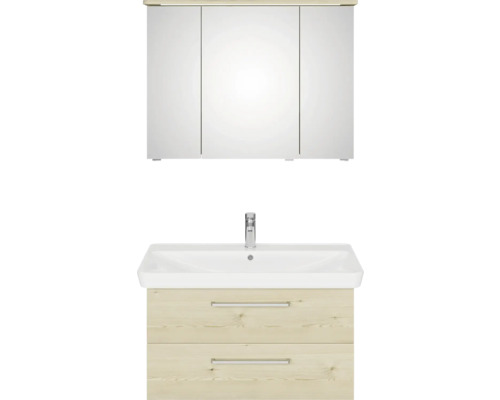 Umyvadlová zostava so zrkadlovou skrinkou do kúpeľne