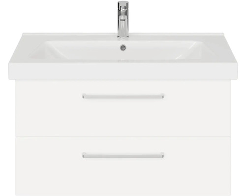 Skrinka pod umývadlo s dvomi zásuvkami a umývadlom