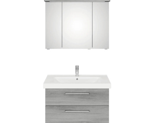 Umývadlo so skrinkou a zrkadlová skrinka do kúpeľne