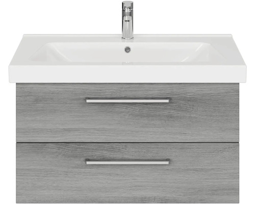 Skrinka pod umývadlo s dvomi zásuvkami a umývadlom