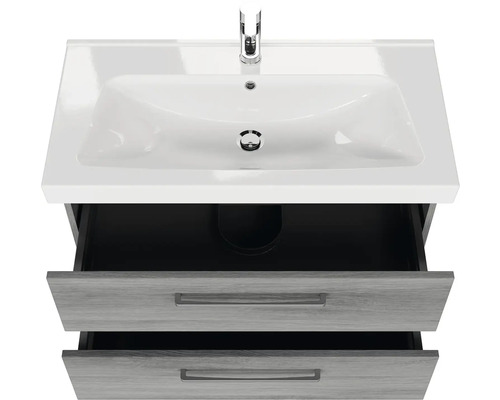 Skrinka pod umývadlo s umývadlom a dvoma zásuvkami