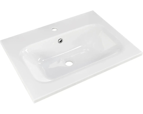 Keramické umývadlo s otvorom pre batériu a prepadom