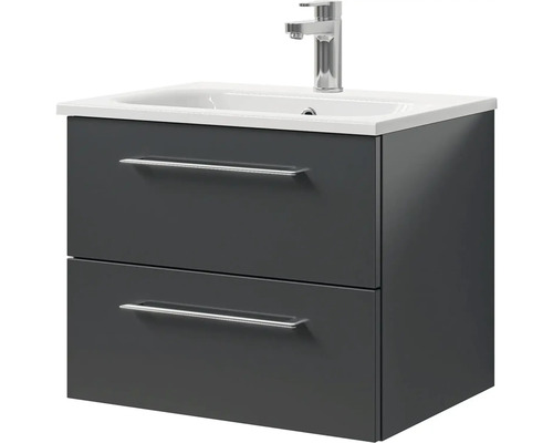 Skrinka pod umývadlo s dvomi zásuvkami, umývadlom a batériou