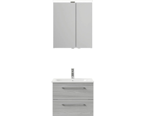 Kúpeľňový set so zrkadlovou skrinkou, umývadlom a spodnou skrinkou