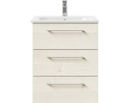 Skrinka pod umývadlo s tromi zásuvkami a batériou