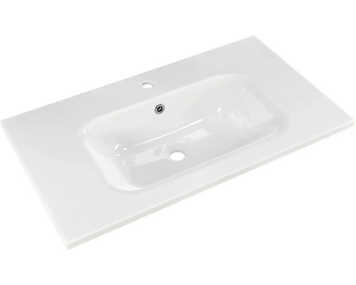 Keramické umývadlo s otvorom pre batériu a prepadom