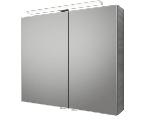 Zrkadlová skrinka s osvetlením a dvoma dvierkami