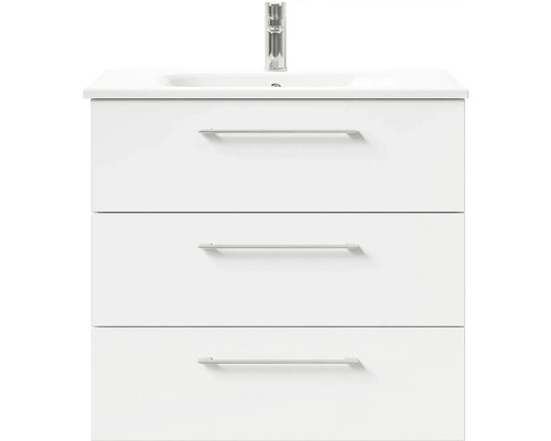 Skrinka pod umývadlo s tromi zásuvkami a armatúrou