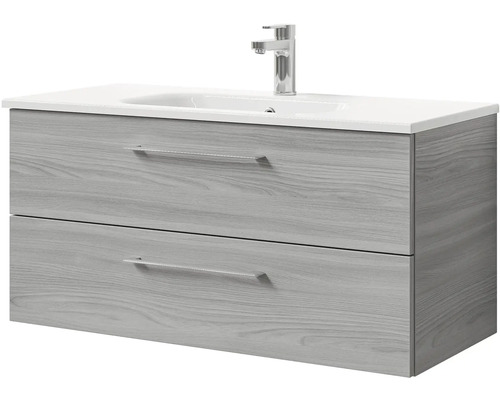 Skrinka pod umývadlo s dvoma zásuvkami a umývadlom