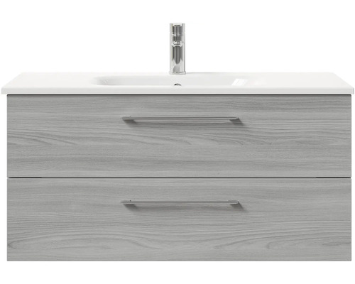 Skrinka pod umývadlo s dvoma zásuvkami a umývadlom na dosku