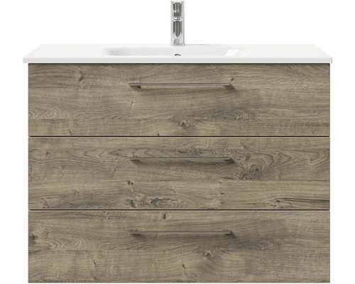 Skrinka pod umývadlo s tromi zásuvkami a umývadlom