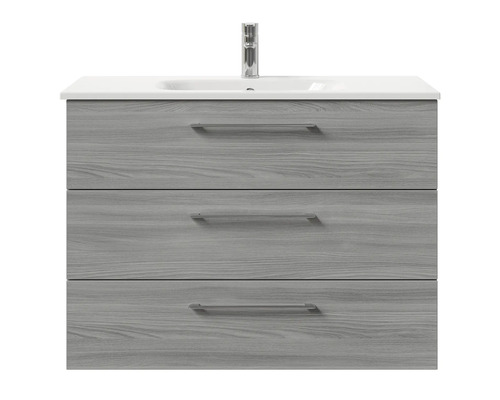 Skrinka pod umývadlo s tromi zásuvkami, umývadlom a batériou