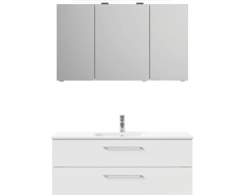 Kúpeľňová umývadlová zostava so zrkadlovou skrinkou