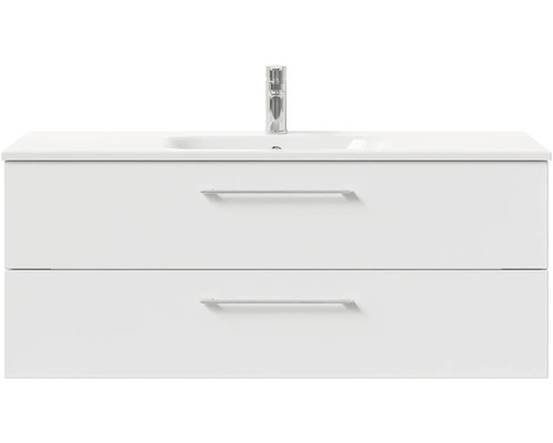 Skrinka pod umývadlo s dvoma zásuvkami a umývadlom na dosku