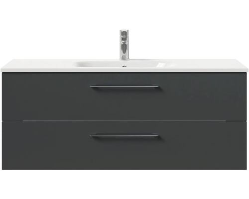 Skrinka pod umývadlo s dvomi zásuvkami a umývadlom na dosku