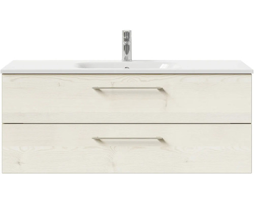 Skrinka pod umývadlo s dvomi zásuvkami a umývadlom