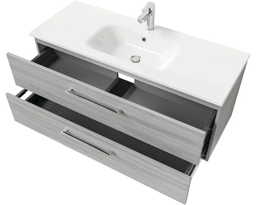 Skrinka pod umývadlo s umývadlom a dvoma zásuvkami