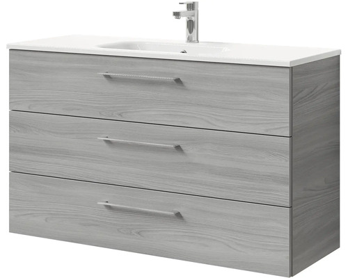 Skrinka pod umývadlo s tromi zásuvkami a umývadlom