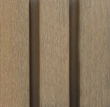 Detail drevenej fasády s perom a drážkou