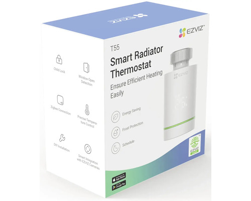 Balenie inteligentnej termostatickej hlavice EZVIZ T55
