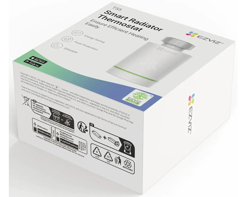 Balenie inteligentnej termostatickej hlavice T55 od spoločnosti Ezviz