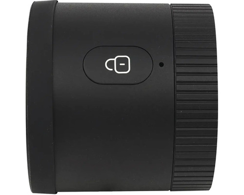 Čierne puzdro so symbolom zámku