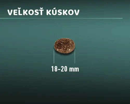Veľkosť kúskov: 18 až 20 milimetrov