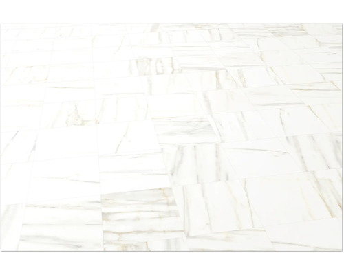 Podlahová krytina s mramorovými dlaždicami