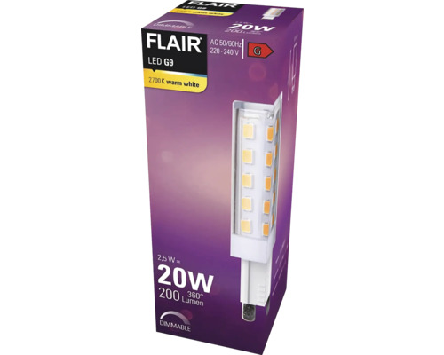 Žiarovka FLAIR LED G9 20 W v balení