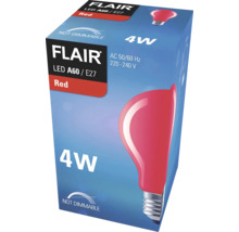 Balenie červenej LED žiarovky Flair A60 E27, 4 W, nestmievateľná