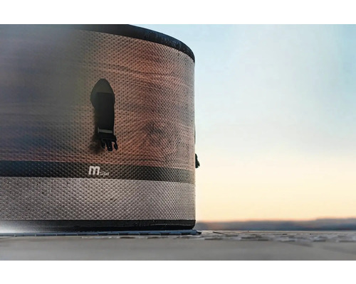 Detailný záber vírivky MSpa s uzamykacím mechanizmom