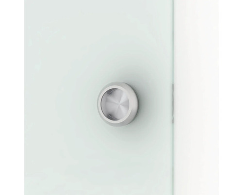 Kovová mušľa kľučky dverí na sklenených dverách