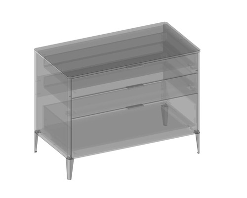 Komoda s tromi zásuvkami