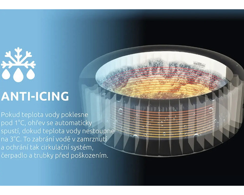 Funkcia proti zamŕzaniu pre bazén alebo vírivku