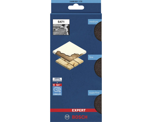 Brúsny list Bosch Expert S471 pre excentrickú brúsku