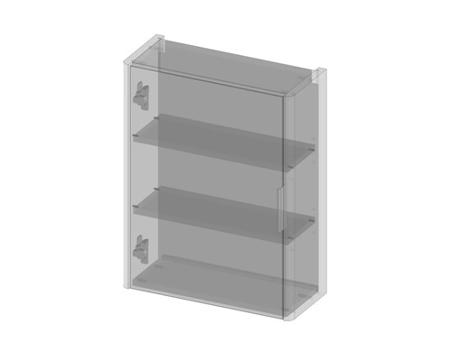 Lekárnička s tromi policami