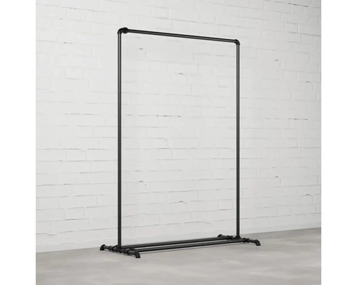 Stojan na odevy z kovových rúrok