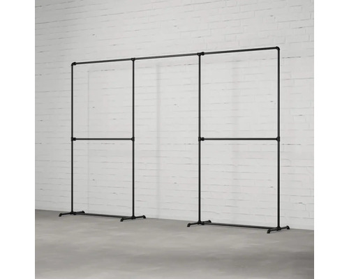 Voľne stojace vešiaky na oblečenie z kovových rúrok