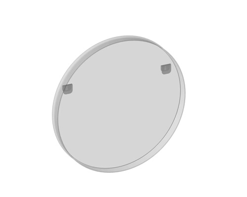 Oválne zrkadlo na montáž na stenu