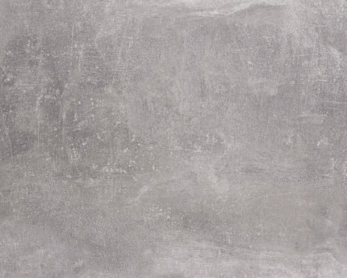 Sivá podlahová dlaždica s betónovým vzhľadom.