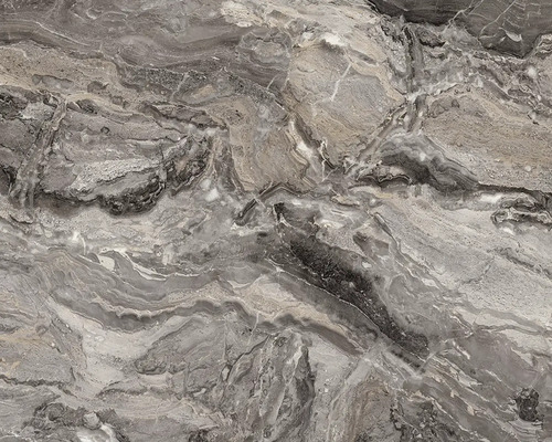 Detail šedej keramickej dlaždice s mramorovým vzorom