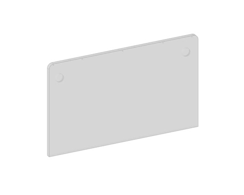 Obdĺžniková stavebná doska s montážnymi otvormi