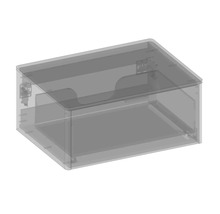 Skrinka pod umývadlo Devo Lotos sivá 70 x 31 x 53 cm