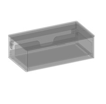 Skrinka pod umývadlo Devo Lotos sivá 100 x 31 x 53 cm