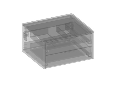 Rozvodná skriňa s priehľadným krytom