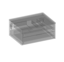Skrinka pod umývadlo Devo Lotos sivá 70 x 31 x 53 cm