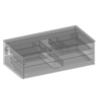 Skrinka pod umývadlo Devo Lotos krémová 100 x 31 x 53 cm