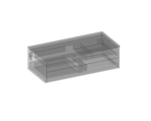 Priehľadný úložný box na uskladnenie vecí